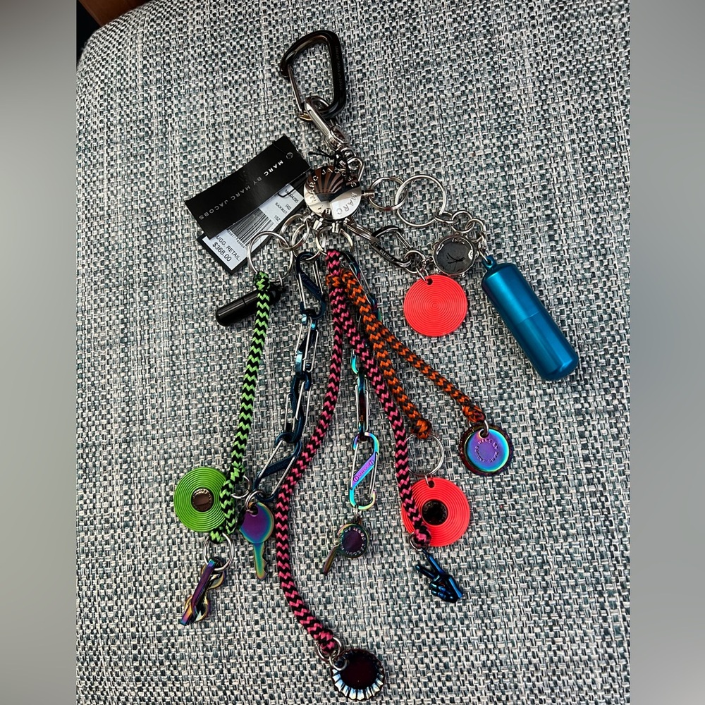 Marc By Marc Jacobs Multicolor Charm Keychain